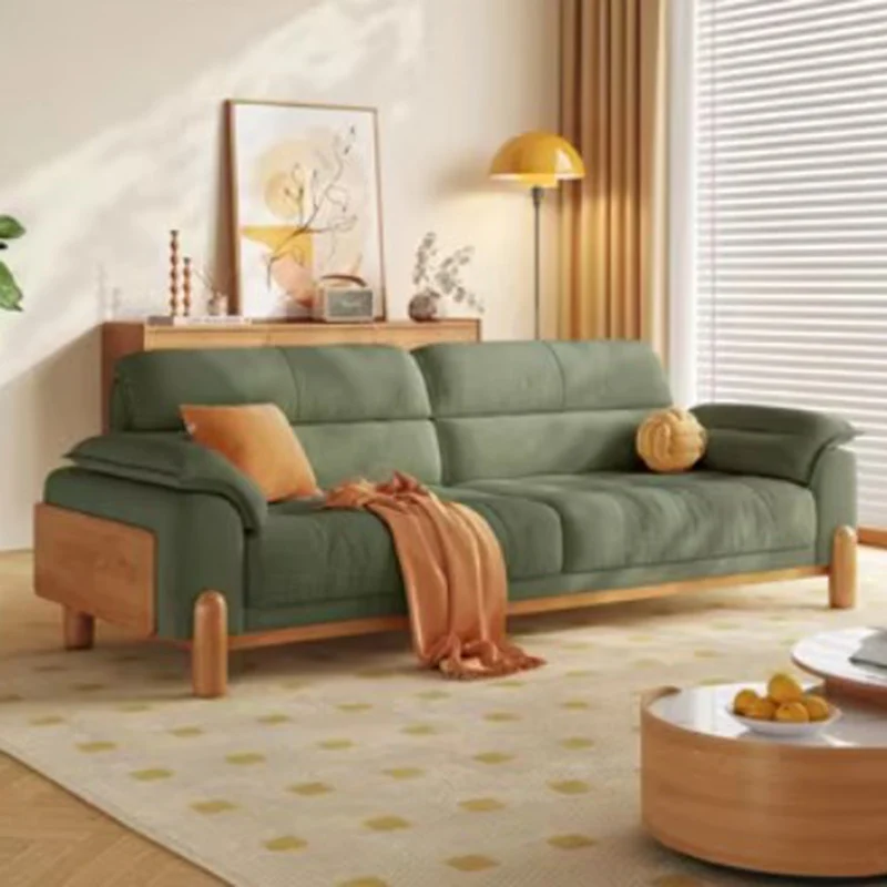 Мягкий диван в скандинавском стиле водонепроницаемый удобный белый