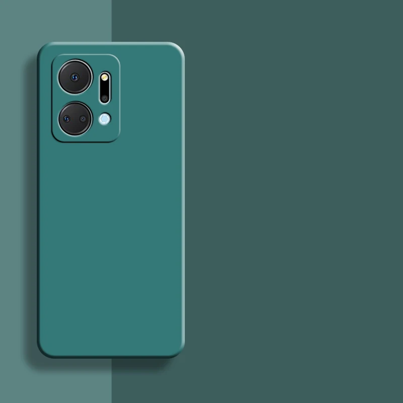 For Honor X7A Case For Honor X7A 5G Cover 6.75 inch New Original Liquid Silicone Protective Bumper For Honor X7A Fundas Coque