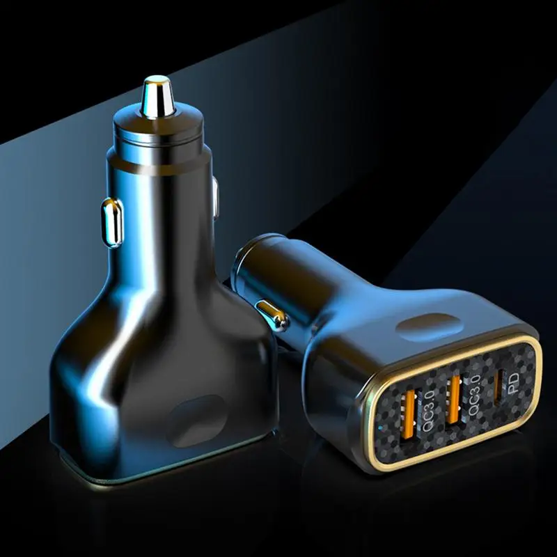 Автомобильное зарядное устройство с 4 USB-портами 80 Вт в 1