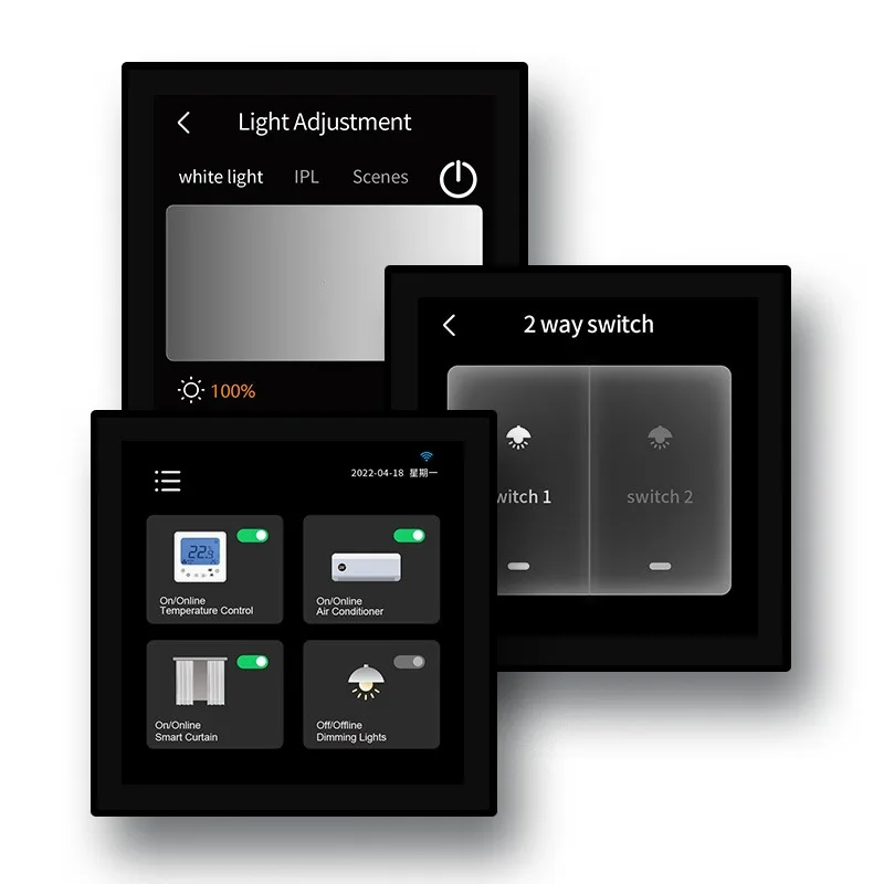

2022 Newest Linux Smart Home Automation Control Panel with Tuya Smart Life APP Alexa Google Home Voice Control Function