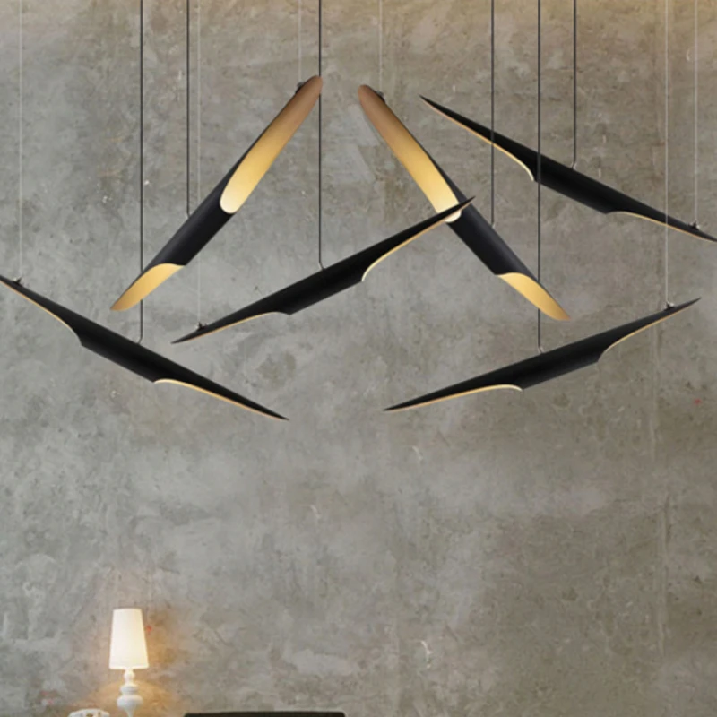 

Led Long Tube Pendant Lights Simple Nordic Metal Screen Lamp Shade E27 Chandelier for Living Room Luxury Decoration Home Lights