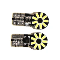 1 pair t10 car led width indicator light 4014 18smd license plate lights instrument reading dome lights bulbs