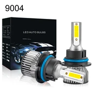 four sided mini headlight cob replacement xenon lamp white light car bulbs 6500k 2pcs a pair of two auto parts motorcycle lights