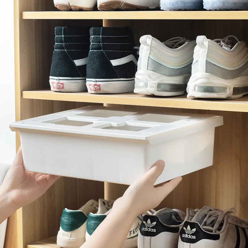 

Drawer Compartment Underwear Storage Box Plastic Socks Panty Storage Box Dormitory Wardrobe Bra Multi Compartment Hidden Box