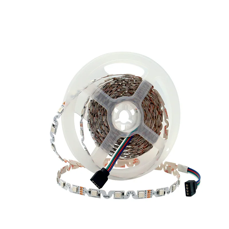 Светодиодная лента S-образной формы 100 м RGB белая/теплая гибкая 5050 60 светодиодов/м |