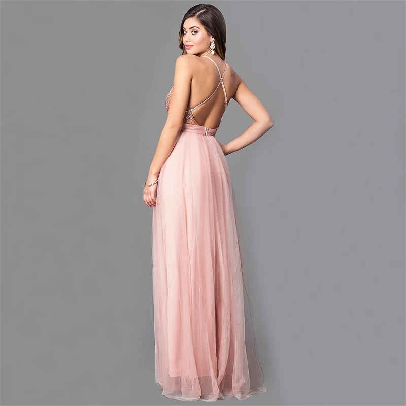 2022 Women's Deep V Neck Sleeveless Elegant Formal Prom Long Maxi Cocktail Party Ball Gown Bandage Blackless Dress Red Black XL