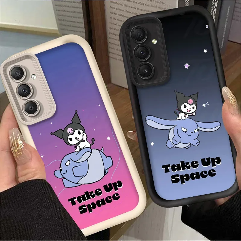 Чехол для телефона с аниме персонажами Samsung Galaxy A55 A35 A25 A15 A05 A05S 5G A24 A13 A23 A12 A22 A32 A52 A52S