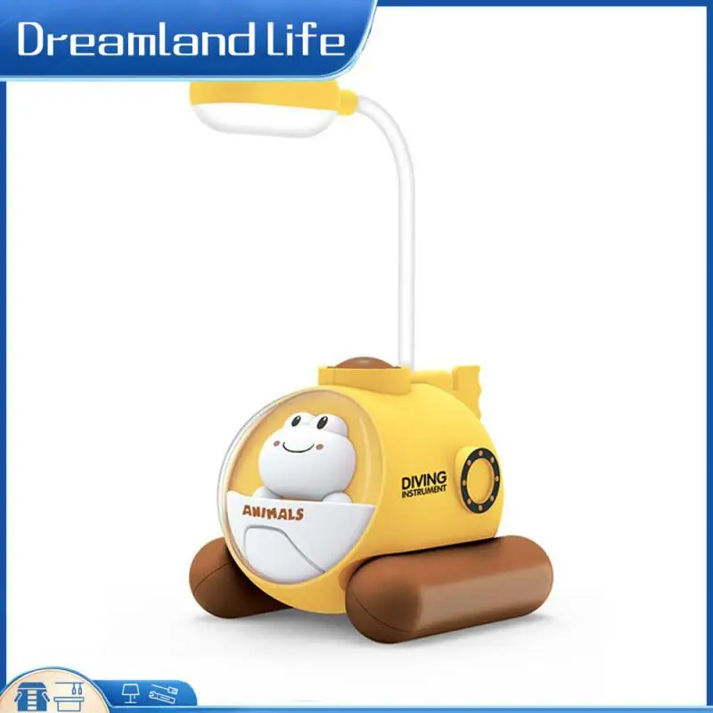 

Симпатичная креативная настольная лампа для чтения, Складная Настольная лампа с Usb-зарядкой, осветительные приборы в форме подводной лодки, светодиодная настольная лампа, мультяшный Уход за глазами