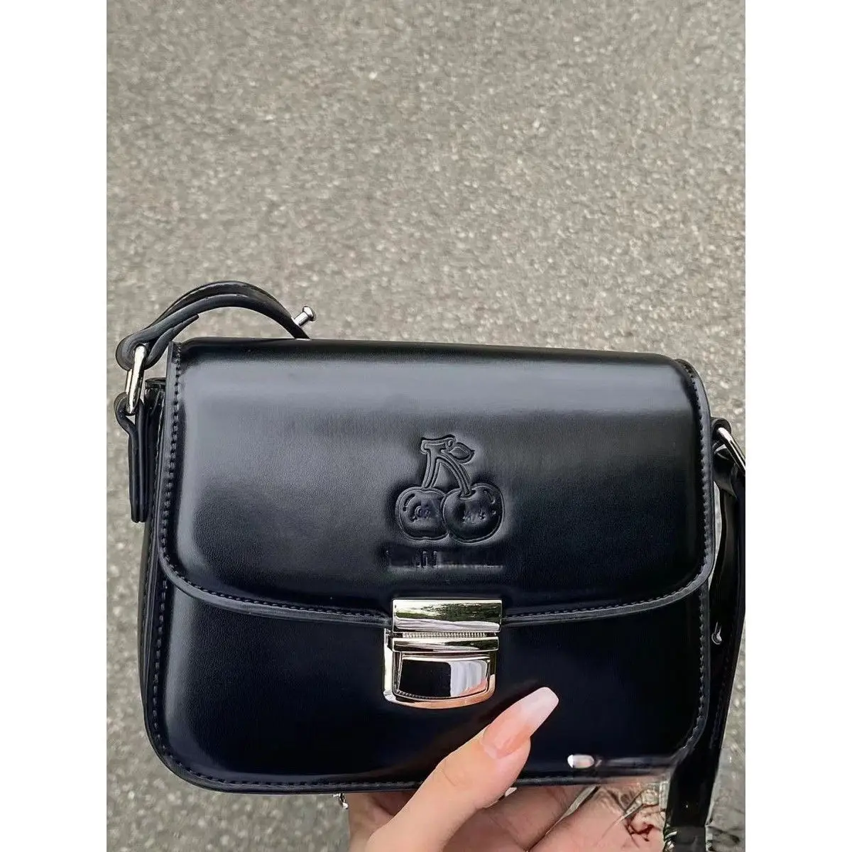 Винтажная черная квадратная сумка JIAERDI для женщин 2023 шикарные повседневные сумки