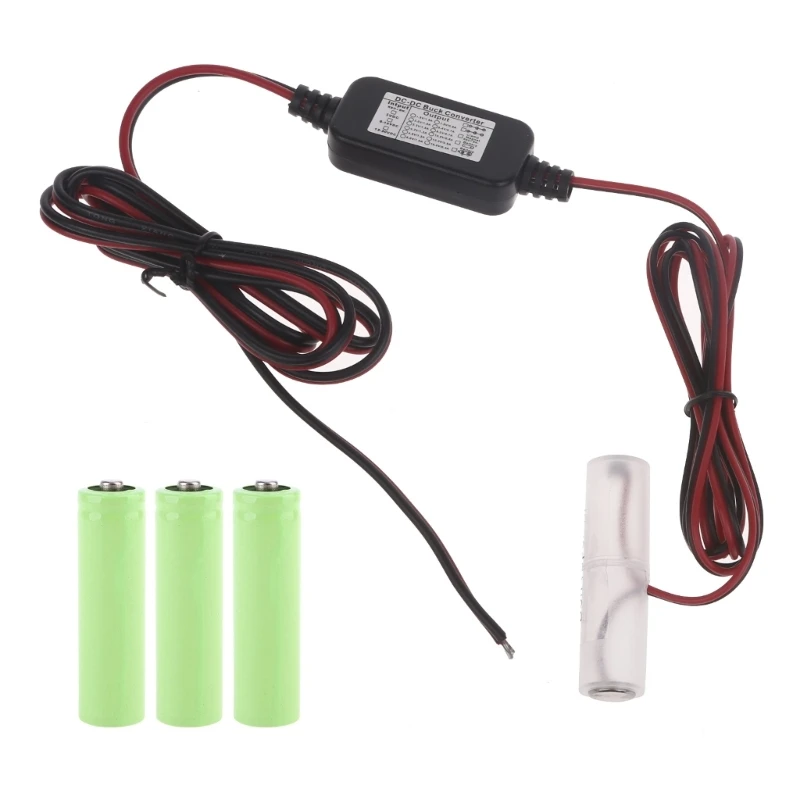 

AA 6V Battery ,2Pin Power Supply 4pcs 1.5V Batteries Eliminate Cable LX9A