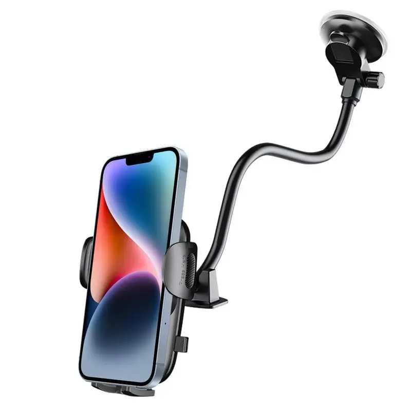 

Phone Car Mount Phone Mount Stand Suction Cup Long Arm Car Dashboard Universal Adjustable Car Phone Holder Mount For Cellphone