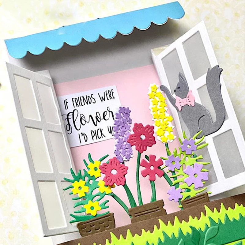 

Garden Assembly Boxes Metal Cutting Dies 2022 New Scrapbooking Album Paper Decorative Crafts Embossing Folders Card Making