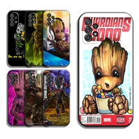 marvel groot cartoon phone cases for samsung galaxy s22 s20 fe s20 lite s20 ultra s21 s21 fe s21 plus ultra carcasa back cover