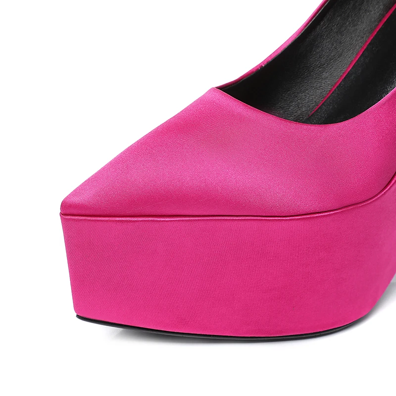 2023 Women's Lacquer Leather Wedding Party Sandals Fashion Brand Genuine Leather Pointed Women's Ultra High Heel Single Shoes