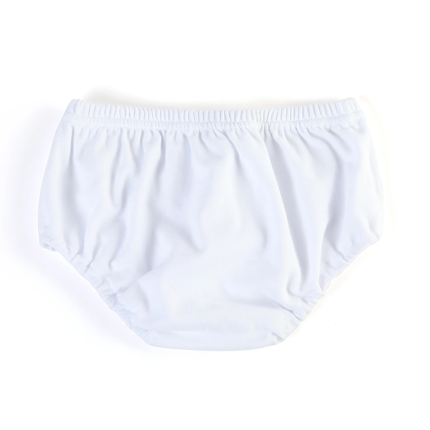 Baby Girls And Boys Bloomers White Fancy Panties With Lace Diaper Cover Newborn Ruffle Shorts images - 6