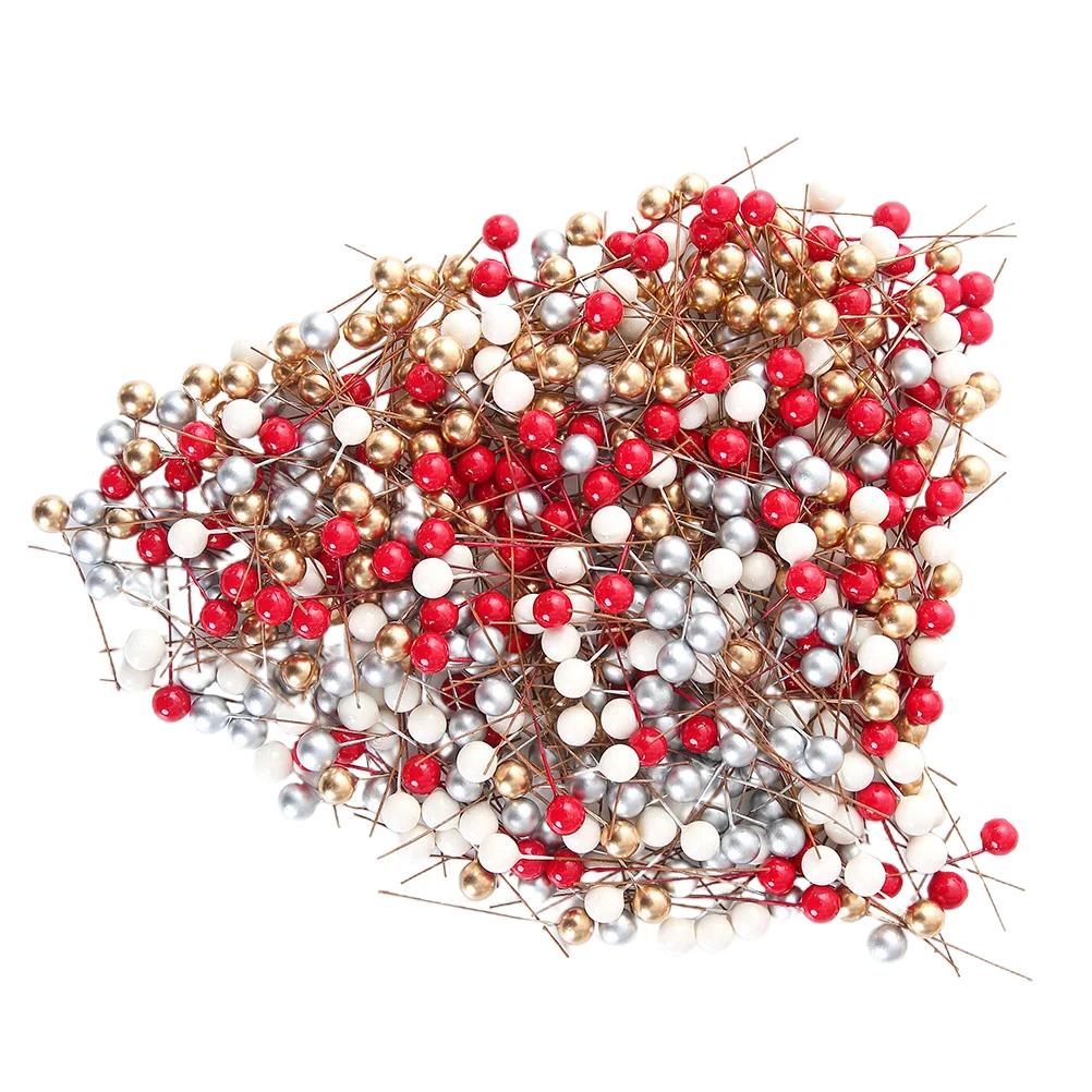 

200 Winter Fruit Stem Christmas Berry Flower Arrangement Pick Vase Filler Berries Artificial Red Berries