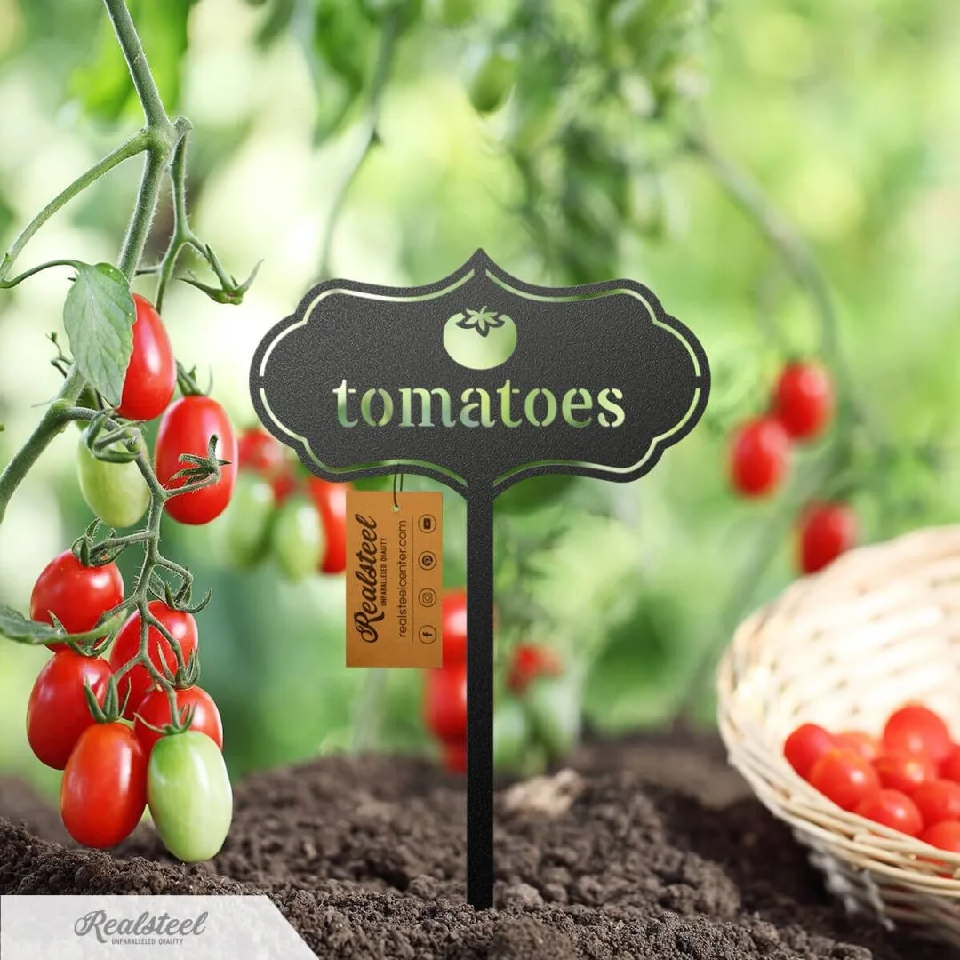 

Stainless Steel Vegetable Fruit Plant Marker Tag Practical Garden Potted Name Lables Portable Seed Plants Supplies