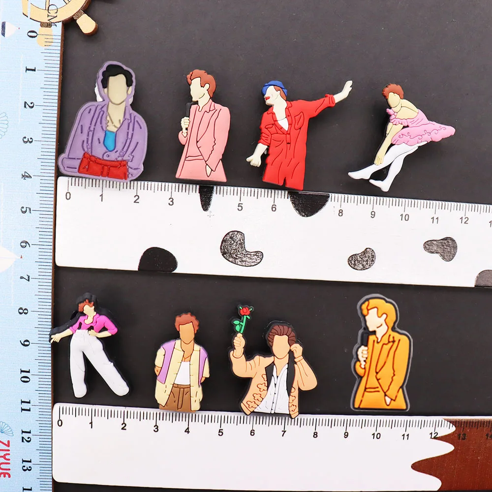 

1-8 шт., декоративные браслеты для обуви из ПВХ