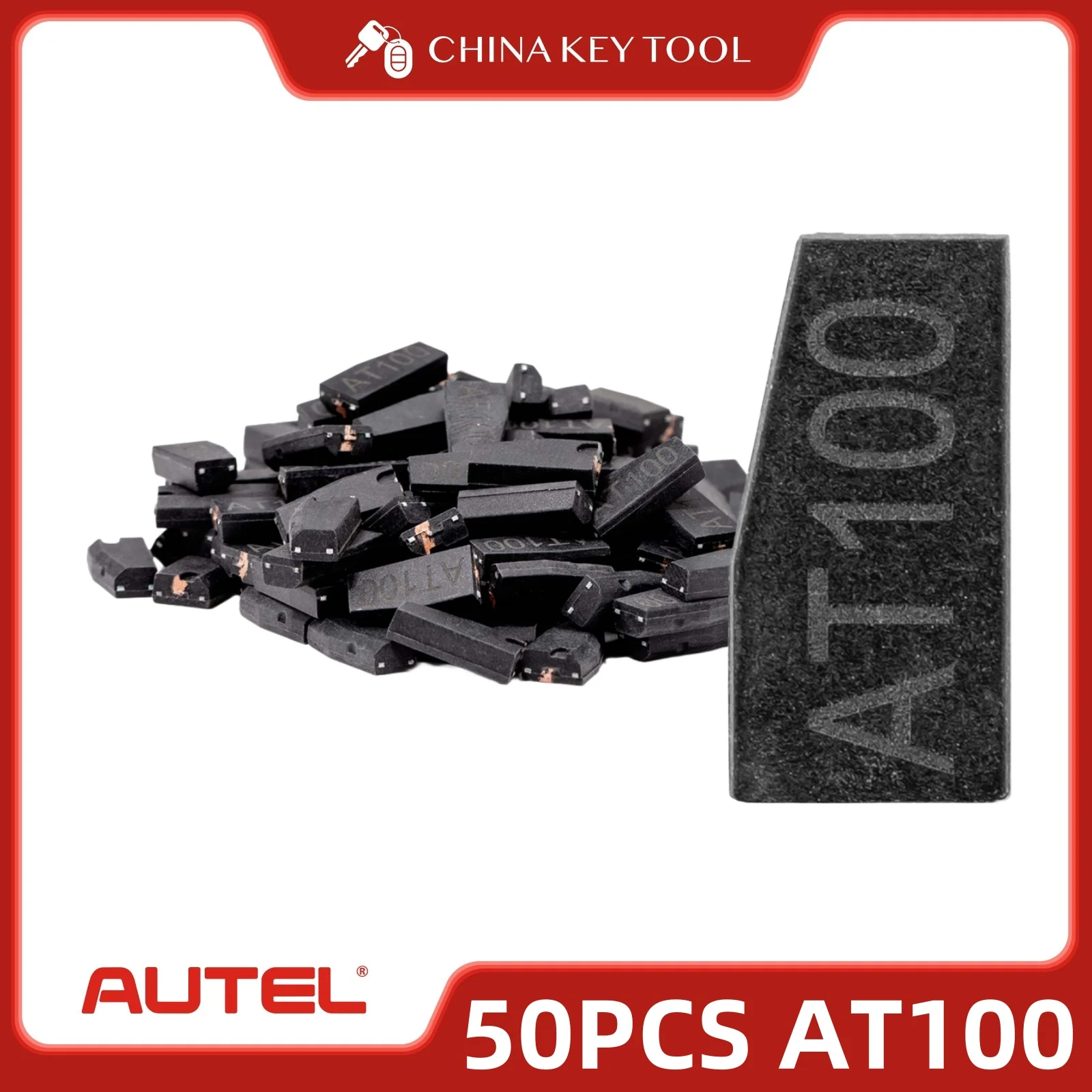 50/100/500 шт. AUTEL AT100 чип супертранспондера, совместимый с IM508S, IM608II, KM100, KM100E, IM608 PRO, IM608, IM508, IM1, IM2