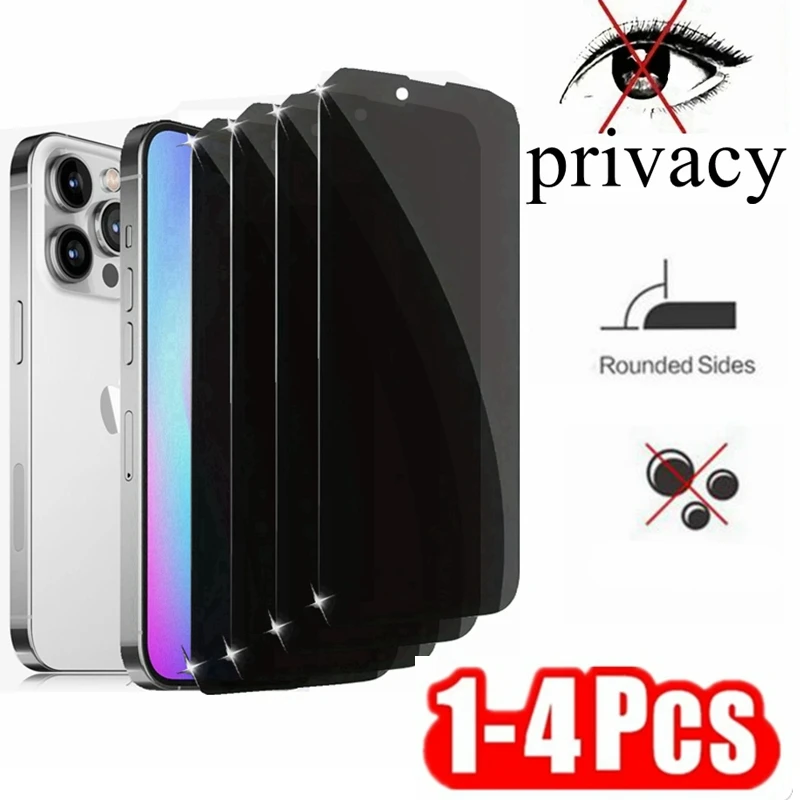 Full Cover Anti-Peep Screen Protector for IPhone 6 6S 7 8 14 15 16 Plus Xr X Xs 11 12 13 Pro Max Mini SE Film Case