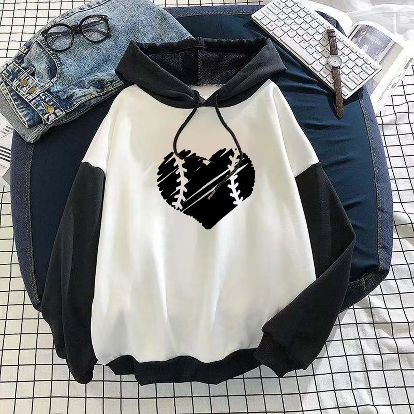 

Hooded Sweat Shirts Women Ladies BlouseCasual Fashion Shirt Tops Womens Thick Hoodie Long Women