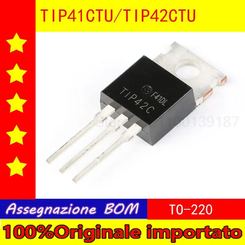10 шт./лот домашняя мебель TIP41CTU TIP42CTU the TO - 220-100 - v 6 a NPN транзистор