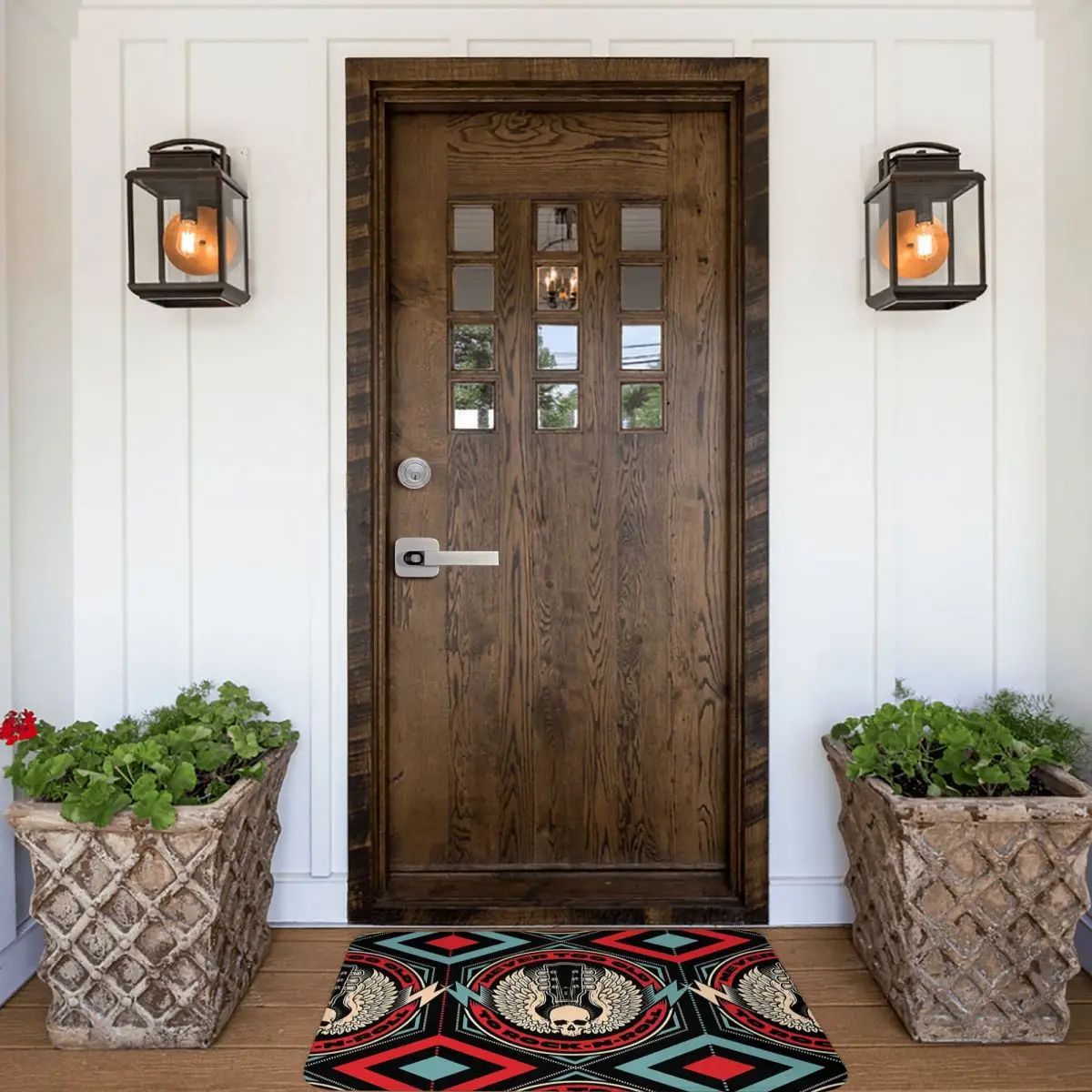 Нескользящий дверной коврик с музыкальным рисунком мат для молитвы в гостиной и