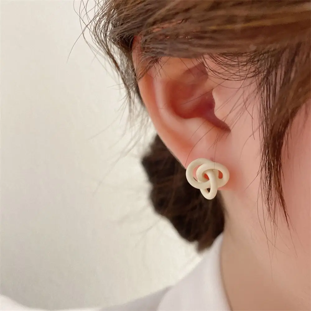 

Elegant Mini Cute Sweet Twine Candy Color Women Ear Stud Korean Style Earrings Very Peri Earrings Fashion Jewelry