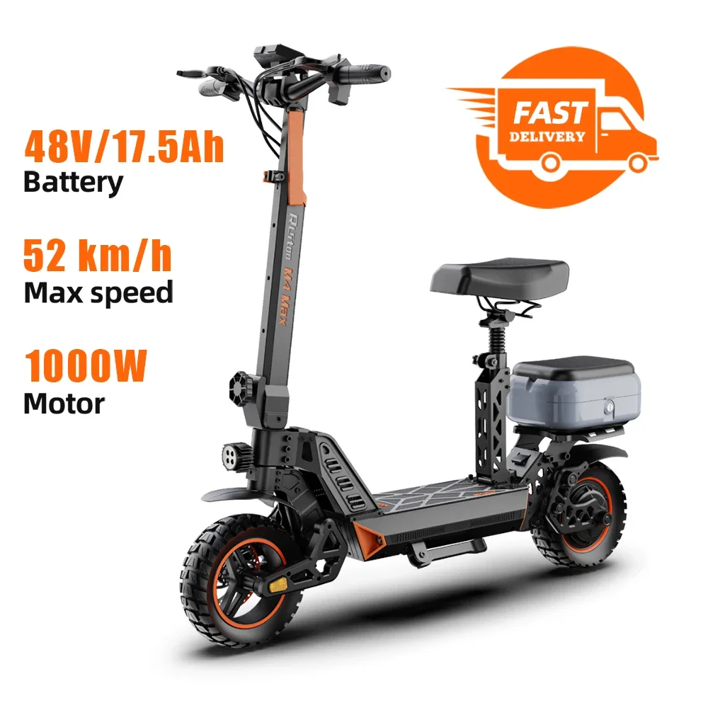 M4Max Склад в США Мощный двухколесный электрический скутер для езды вместо