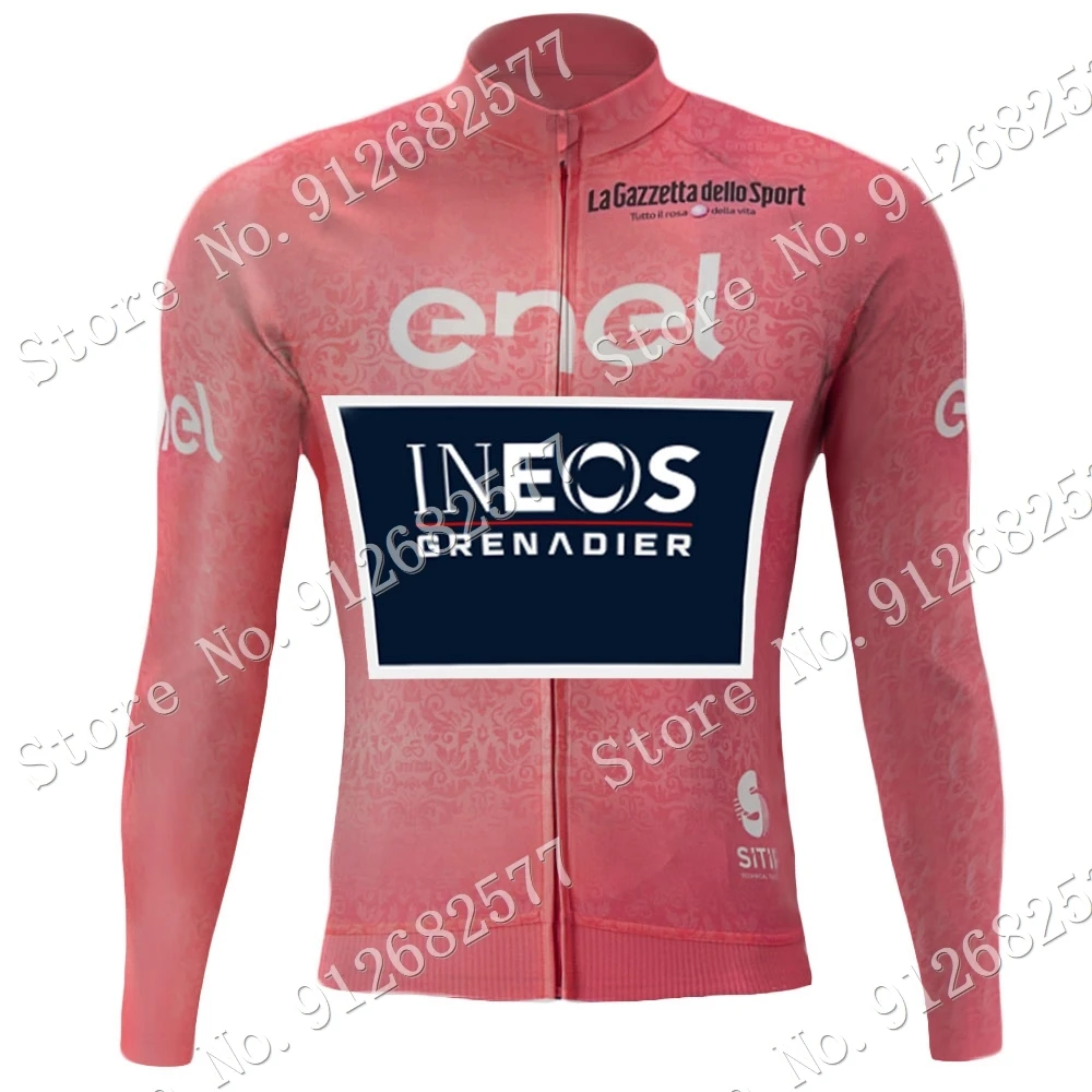 

Ineos Grenadier Team Tour De Italia Italy 2022 Cycling Jersey Long Sleeve Clothing Race Bike Shirts Bicycle Tops MTB Uniform