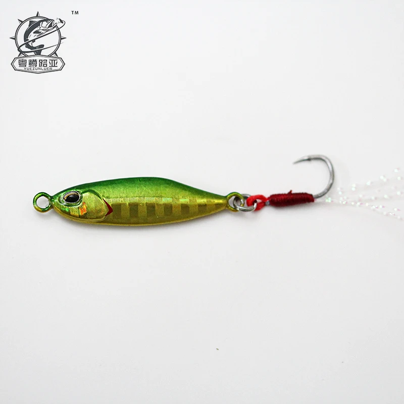

1Pcs Metal Sinking Jig Fishing Lure 3g 5g Bass Fishing Bait Tackle Trout Jigging Lure Jigs Saltwater Lures Trolling Hard Bait