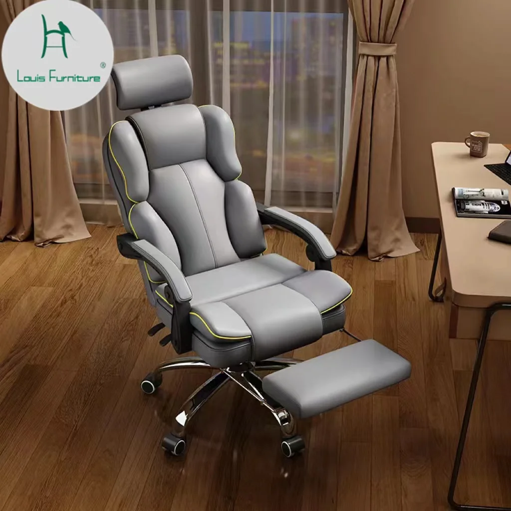 

Louis Fashion Boss Chairs Bedroom Computer Chair Home Office Furniture Comfortable Seat Back Swivel Gaming Armchair E-spo