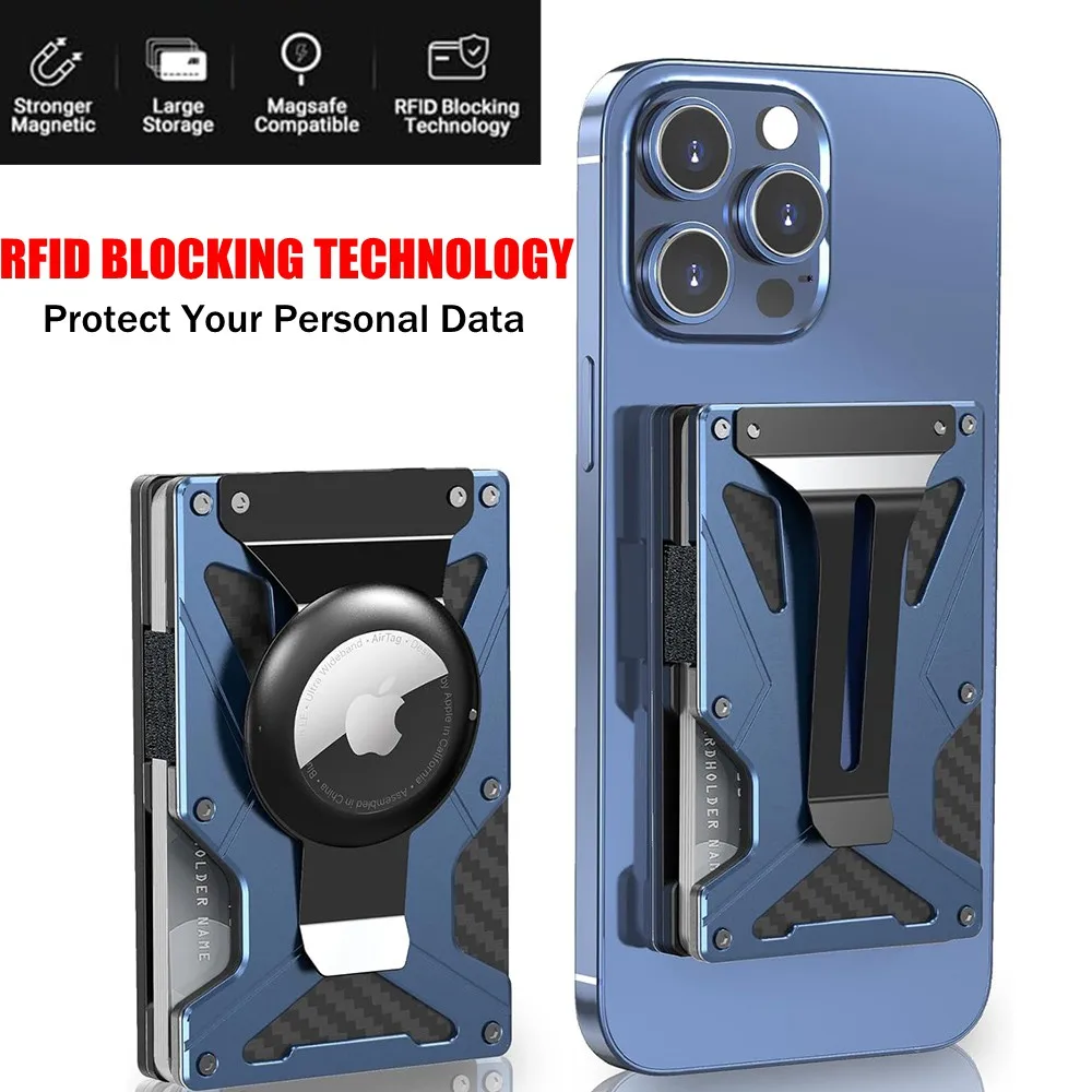 Зажим для денег в кошельке Mag Safe держатель воздушной бирки 2 1 и зажим [с магнитными