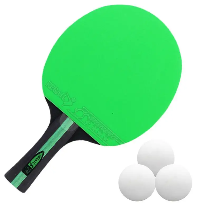 

Table Tennis Racket Professional Table Tennis Paddle With Long Rubber Coating Handle Ping-Pong Racquet Pingpong Accessories
