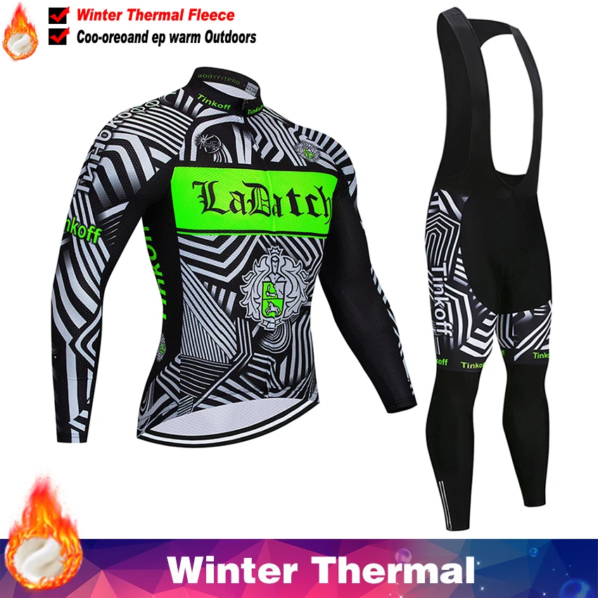 

Зимний велосипедный комплект Tinkoff, флисовый сохраняющий тепло комплект из Джерси для велоспорта, одежда для горного велосипеда, Мужская одежда для гоночного велосипеда, велосипедный комплект