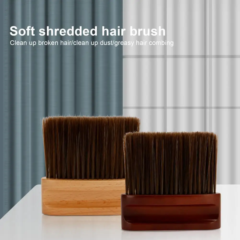 

Shredded Hair Brush Meticulous Workmanship Skin-friendly Nylon Wool Clean Up Broken Hair Brush for Men