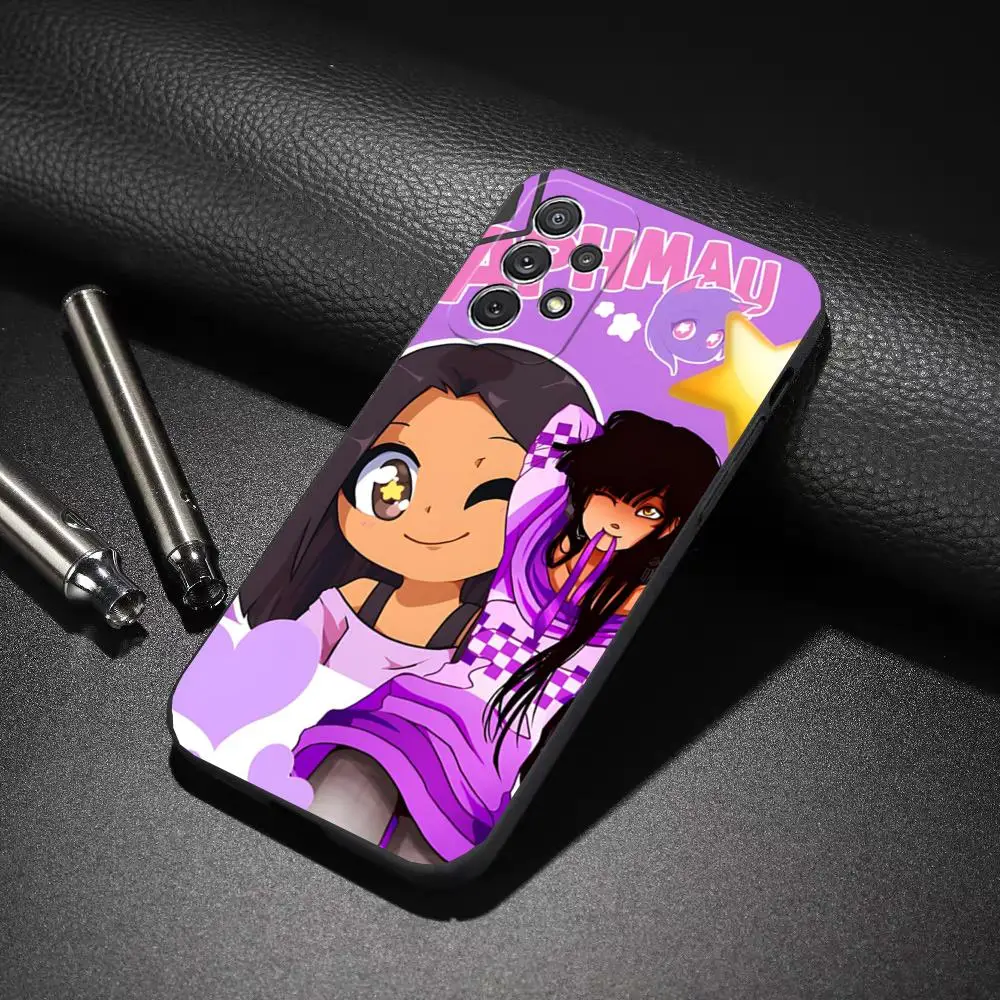 A-Aphmau Meow Anime-S Phone Case For Samsung Galaxy S25 S24 S23 S22 S21 FE A55 A54 A53 A52 A34 A32 A33 Cover