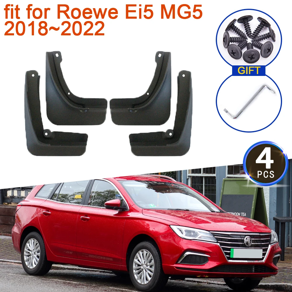 

Mud Flaps for MG5 EV 2022 MG EP Roewe Ei5 GT 2018~2022 Wagon EP22 Accessories Splash Mudguards Front Rear Wheels Fender Guards