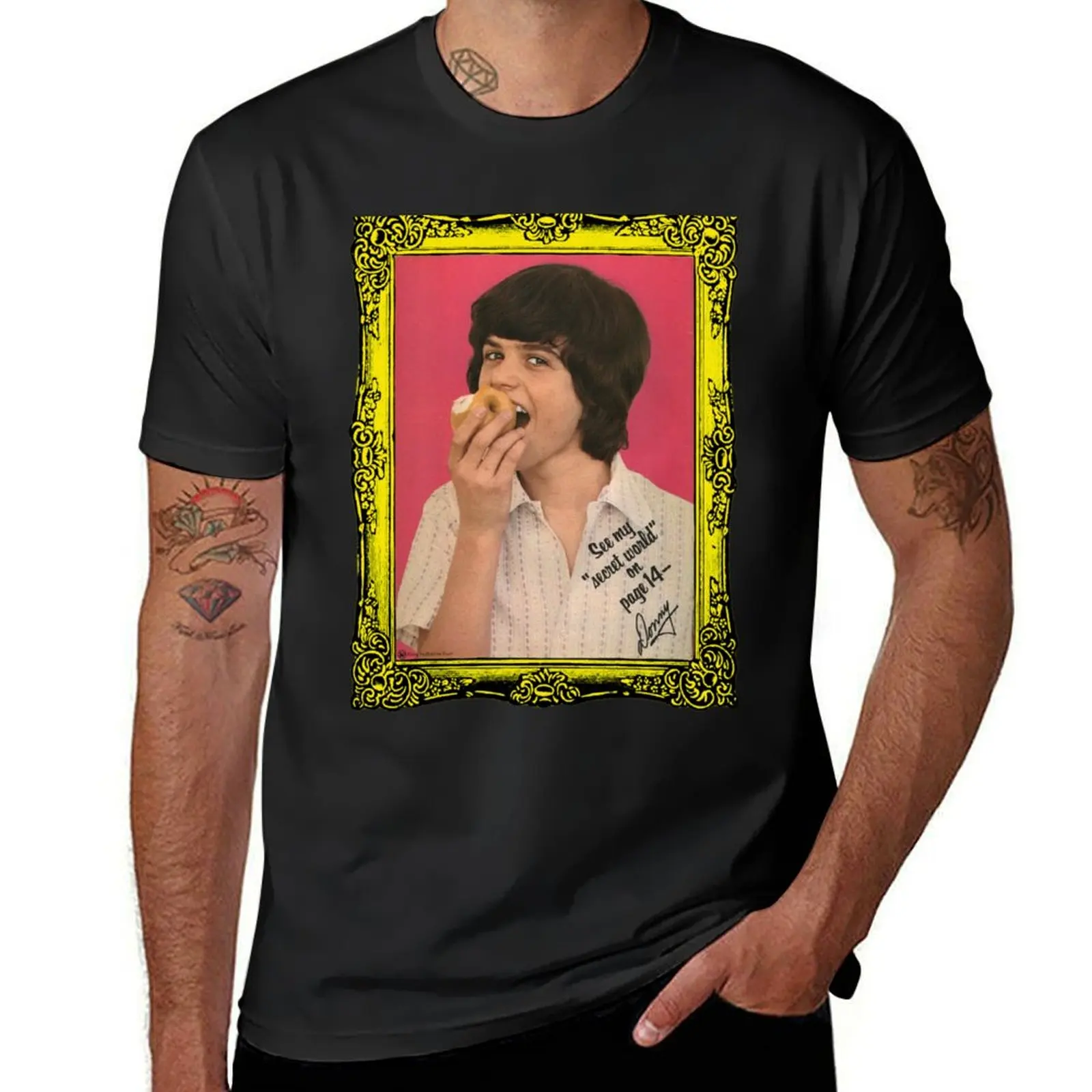 Donny (Apple) Osmond 1972 футболка аниме одежда Спортивные фанаты funnys Мужская