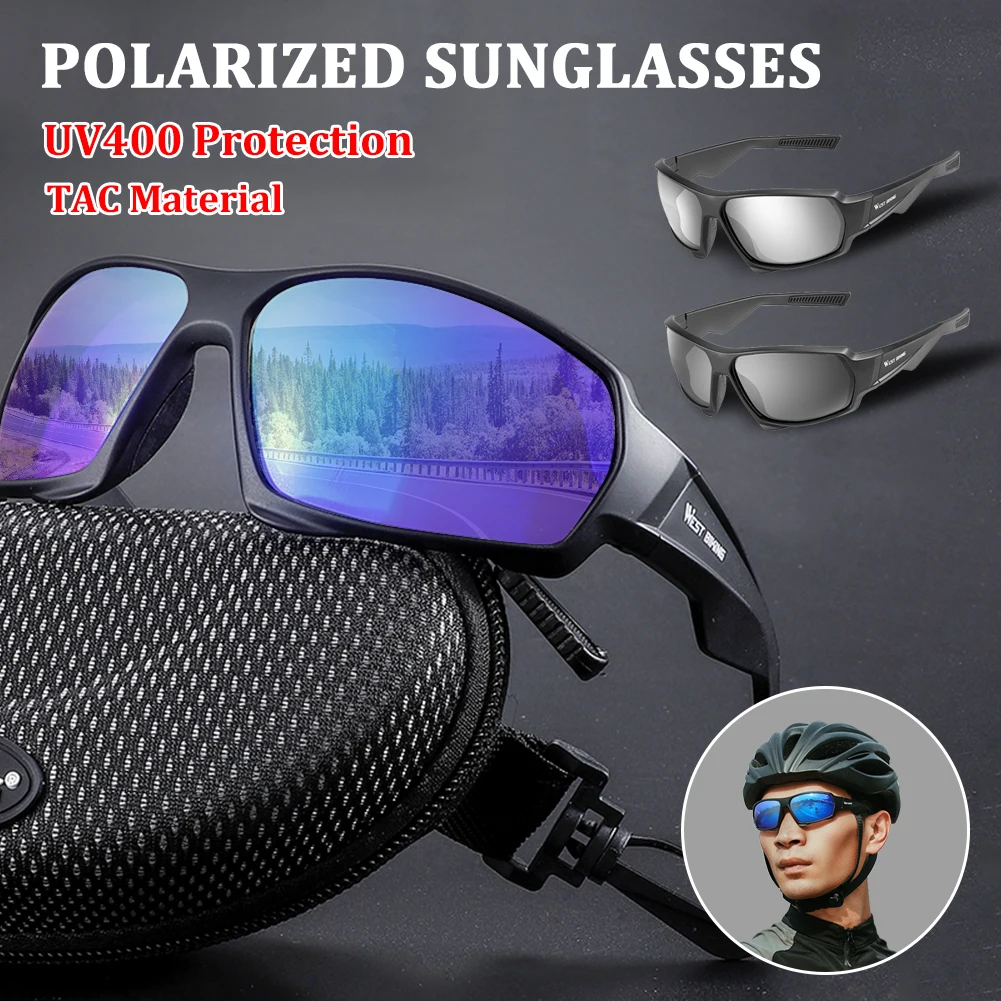 

1PC UV400 Polarized Bicycle Sunglasses Cycling Glasses Sun Protection Glasses Eyewear For Driving Cycling Fishing Skating Sports
