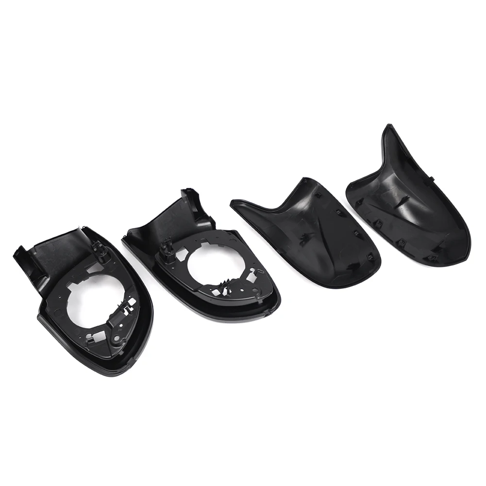 Глянцевое черное автомобильное боковое зеркало заднего вида крышка зеркала