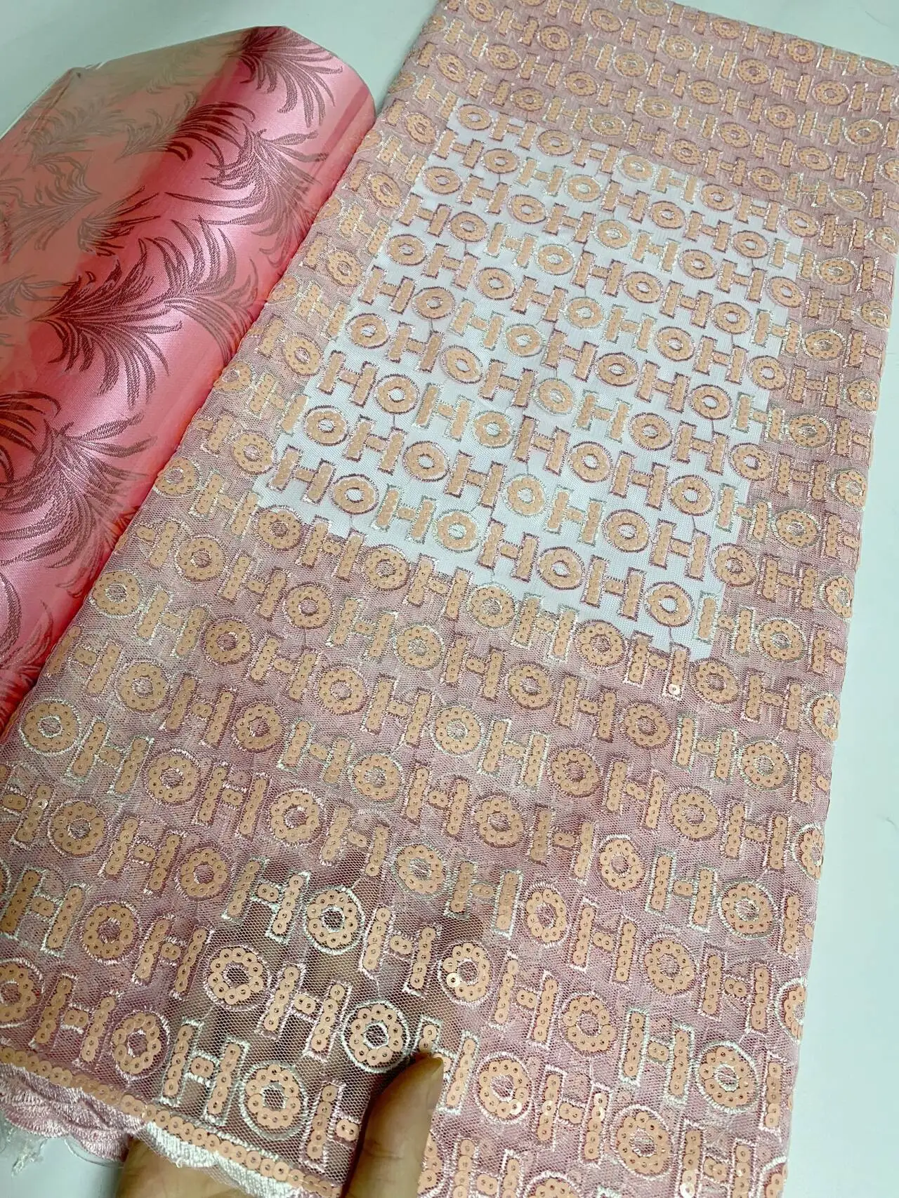 Африканская сетчатая кружевная ткань с блестками нигерийская французская