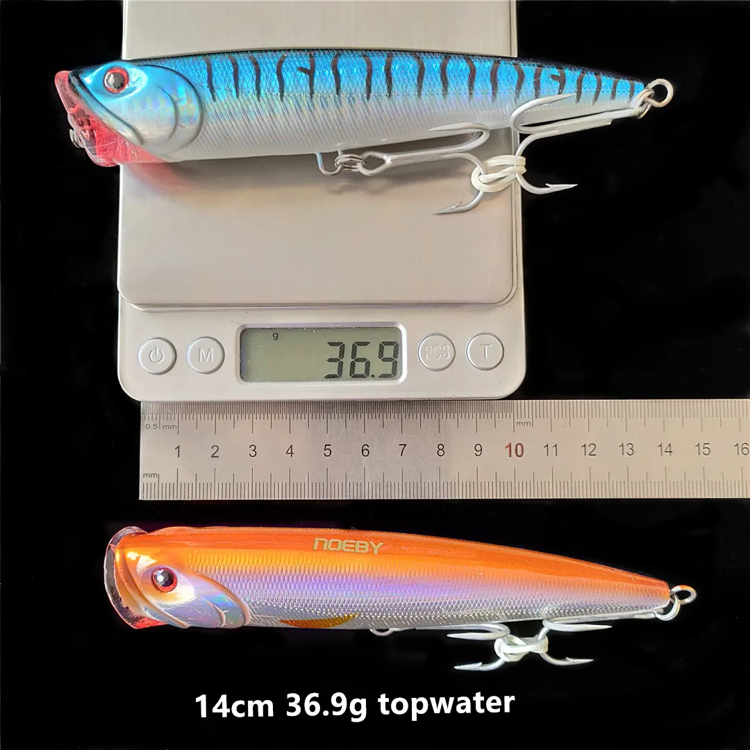 Noeby NBL9069 popper твердая приманка для рыбалки Topwater плавающие искусственные приманки
