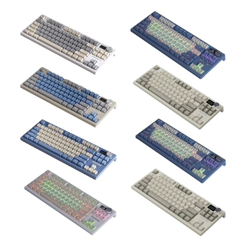 

LT84 Gaming Wireless Mechanical Keyboard RGB TypeC 2.4G- Bluetooth-compatible