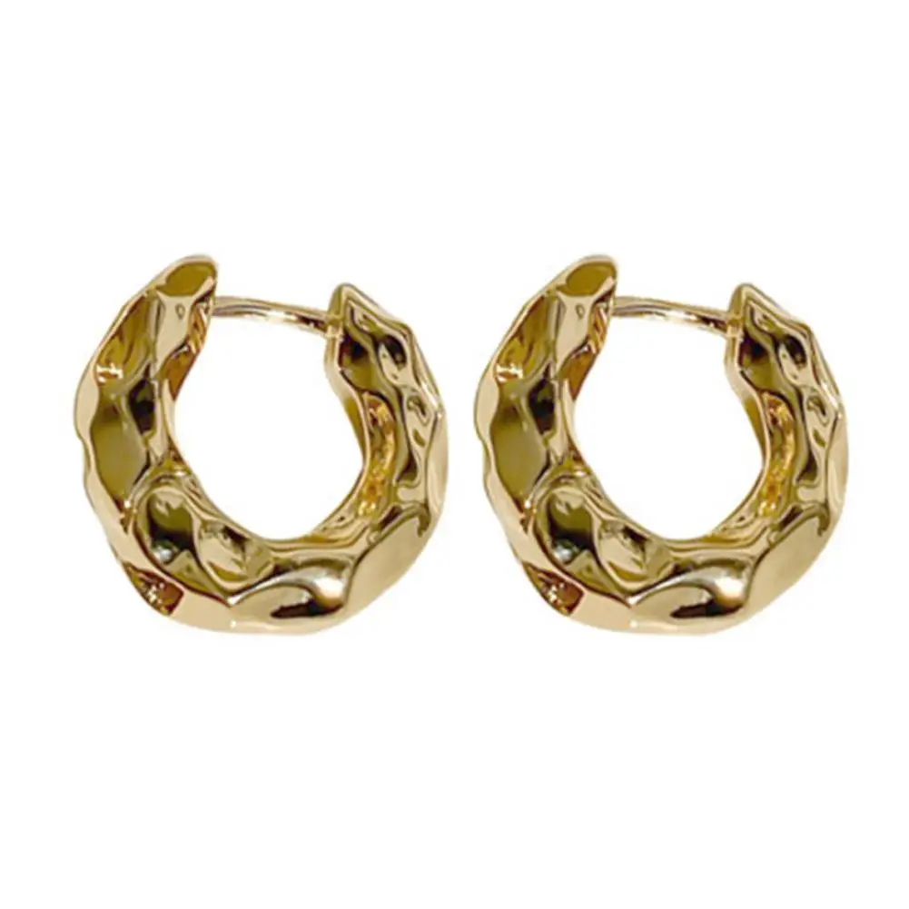 Женские серьги-кольца из нержавеющей стали S8A4