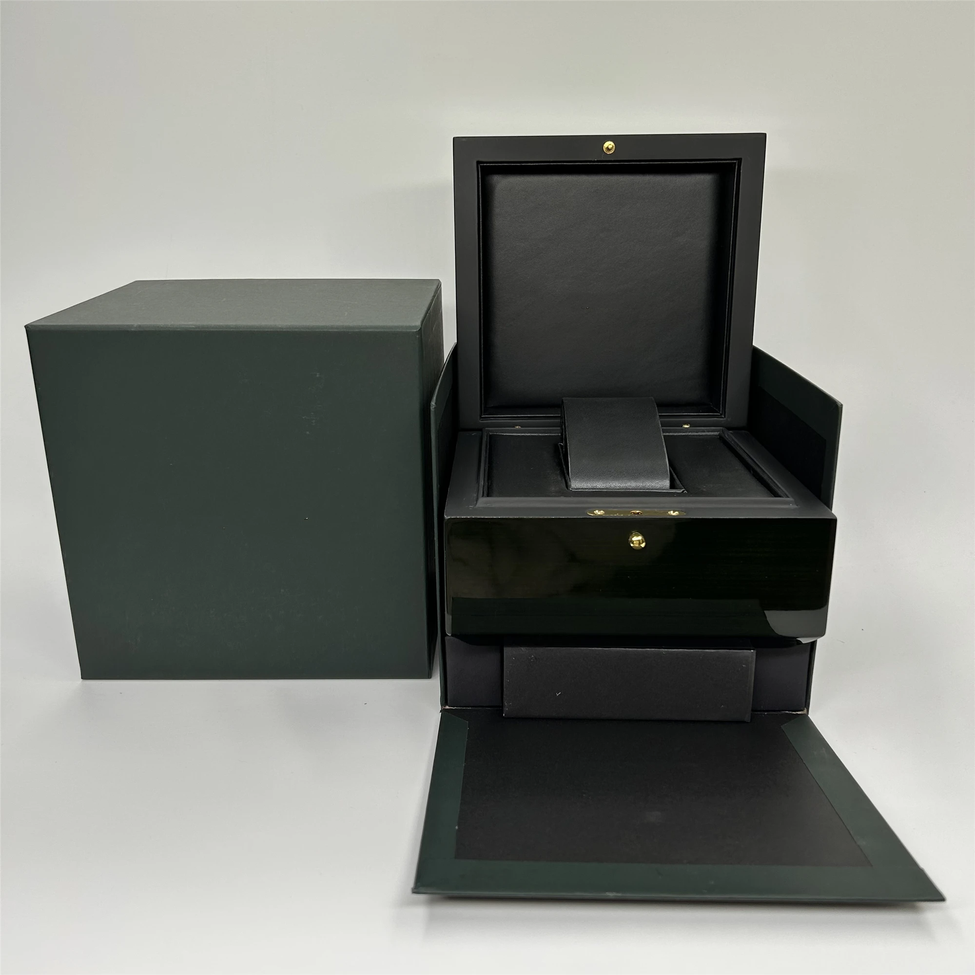 

Green Watch Factory Supplier, New Luxury Gift Box With Brochure, AAA Watch Can Be Customized