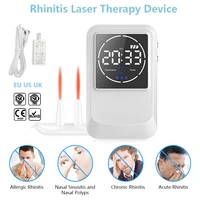 rhinitis laser therapy device 650nm infrared laser nasal care semiconductor home physiotherapy for rhinitis sneezing itchy nose