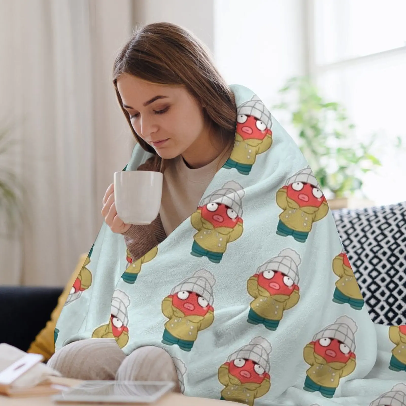 Аниме octo ikalgo плед одеяла и одеяло гигантские диванные для диванов