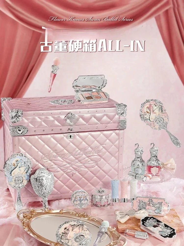 [Новинка] Flower Knows Swan Ballet полный набор для макияжа большая подарочная коробка