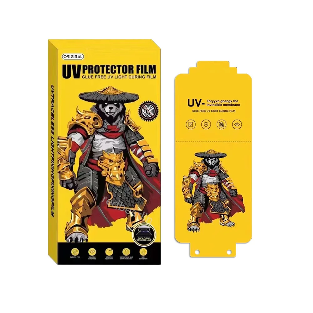 10pcs Glue Free UV Light Curing Film Screen Protector Guard For Samsung S10 S20 S21 S22 Plus S23 Utral Note 8 9 10 20 Plus